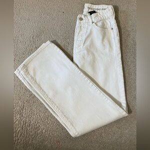 S.O.N.G White Boyfriend Jeans size 1/25 button up